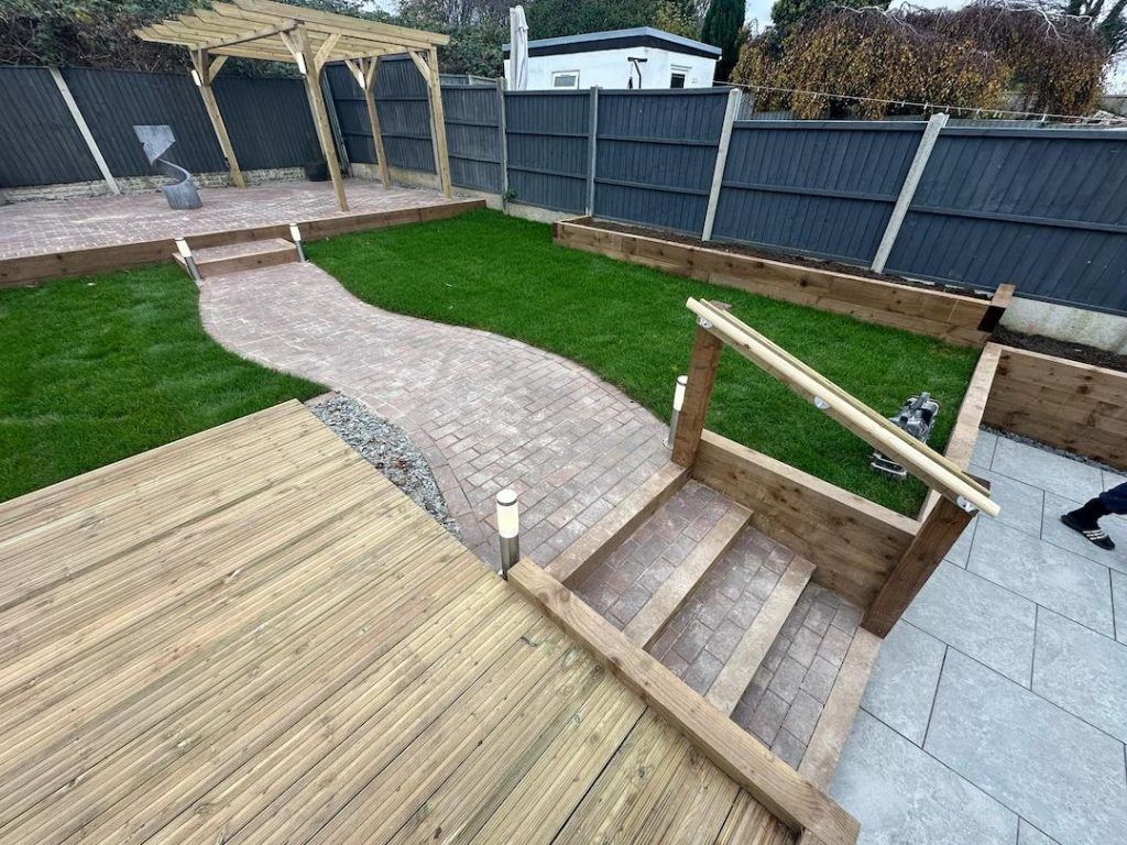 landscaped garden